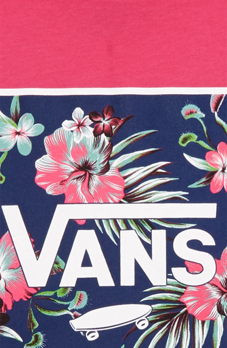 Vans Floral Box Graphic Tee, Alternate, color, 