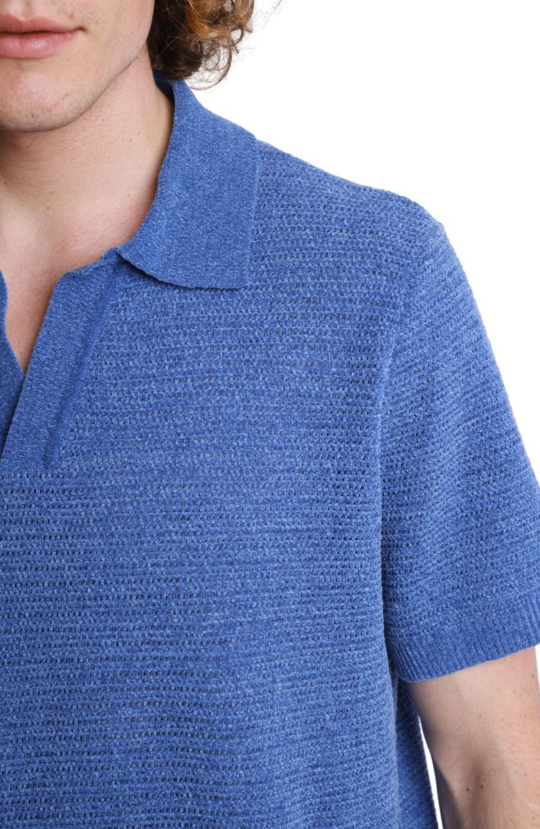 PAISLEY & GRAY Open Knit Johnny Collar Polo, Alternate, color,