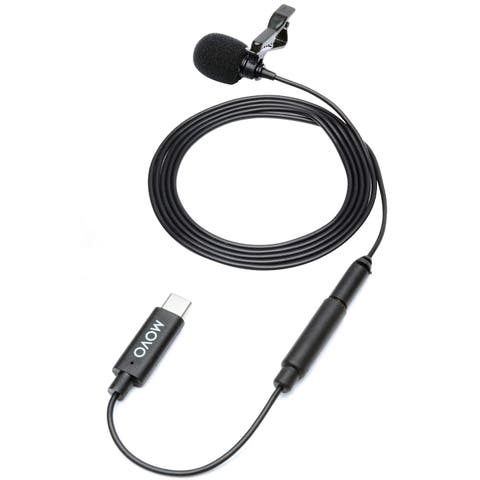 DM1P Omnidirectional Lavalier Microphone Compatible with The DJI OSMO Pocket - Lapel Mic, Great Interview Microphone for Recording