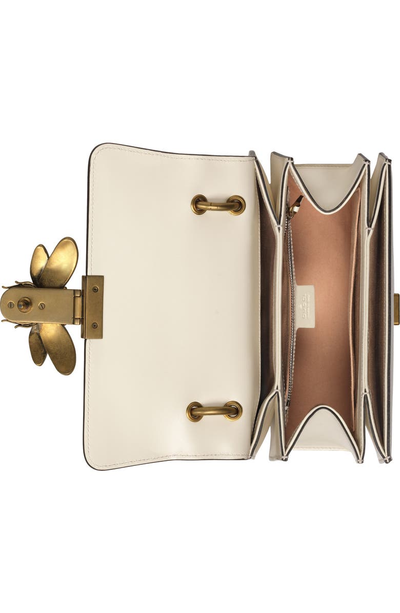 Gucci Queen Margaret Top Handle Leather Satchel, Alternate, color,