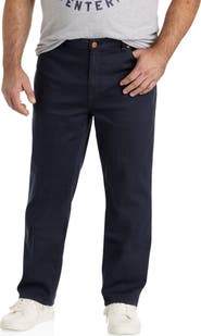 True Nation by DXL Big & Tall Athletic-Fit 5-Pocket Everyday Stretch Performance Twill Pants