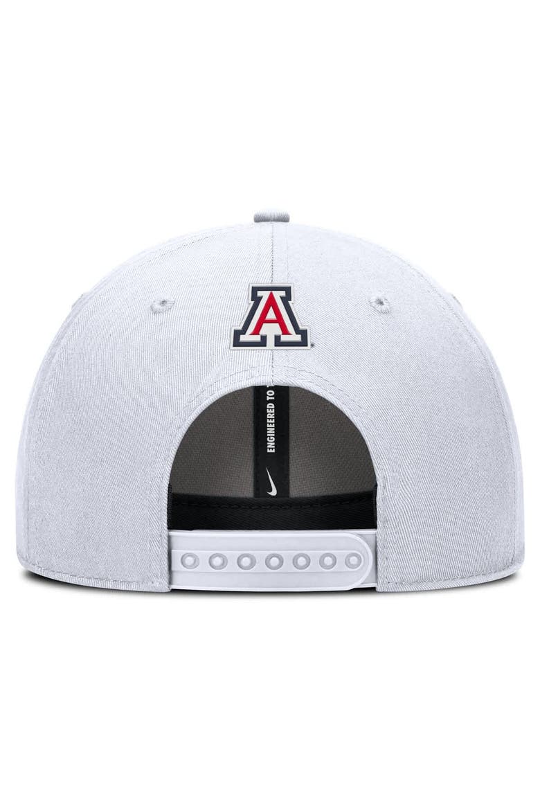 Men's Nike  White Arizona Wildcats Rise Practice Adjustable Hat, Alternate, color, White