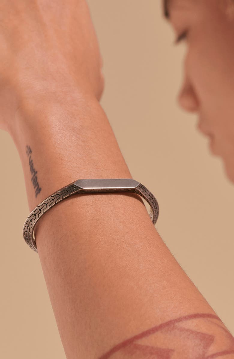 John Hardy Men's Tiga 7mm Sterling Silver Cuff Bracelet, Alternate, color, 