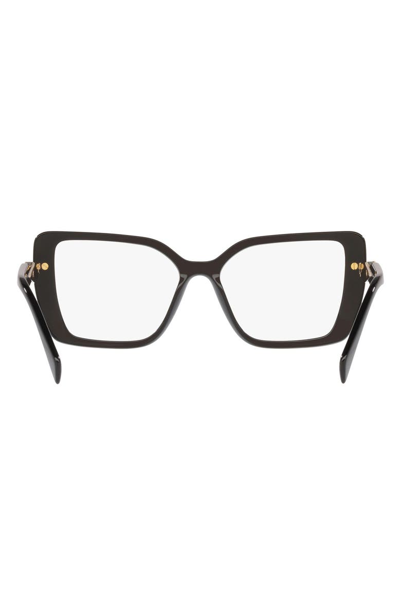 Prada 53mm Square Optical Glasses, Alternate, color, 