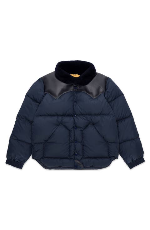 Christy Shearling Collar Nylon Jacket