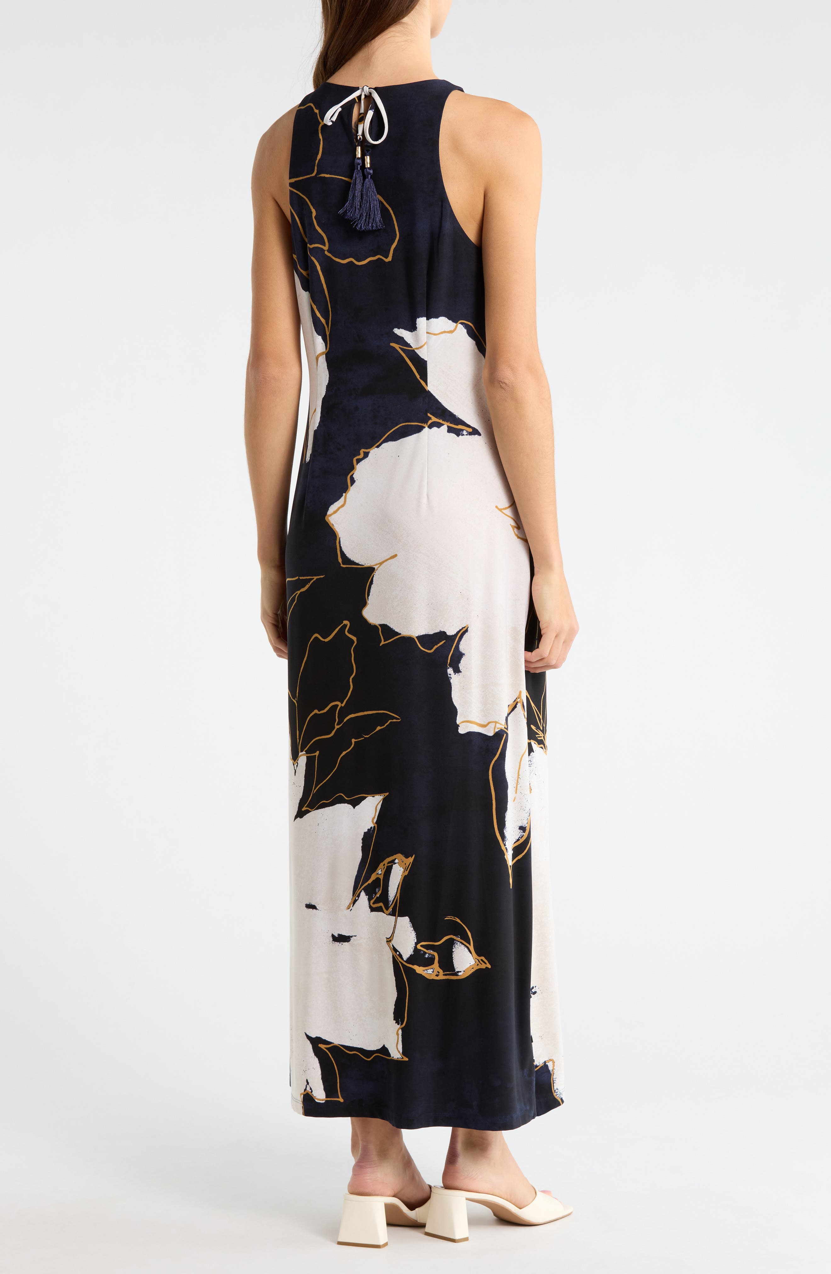 Jasmina Gilded Petal Sleeveless Maxi Dress - image 2