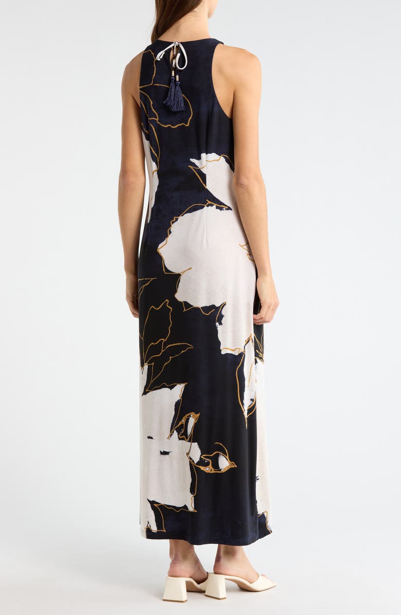 Tommy Bahama Jasmina Gilded Petal Sleeveless Maxi Dress, Alternate, color, Coastline
