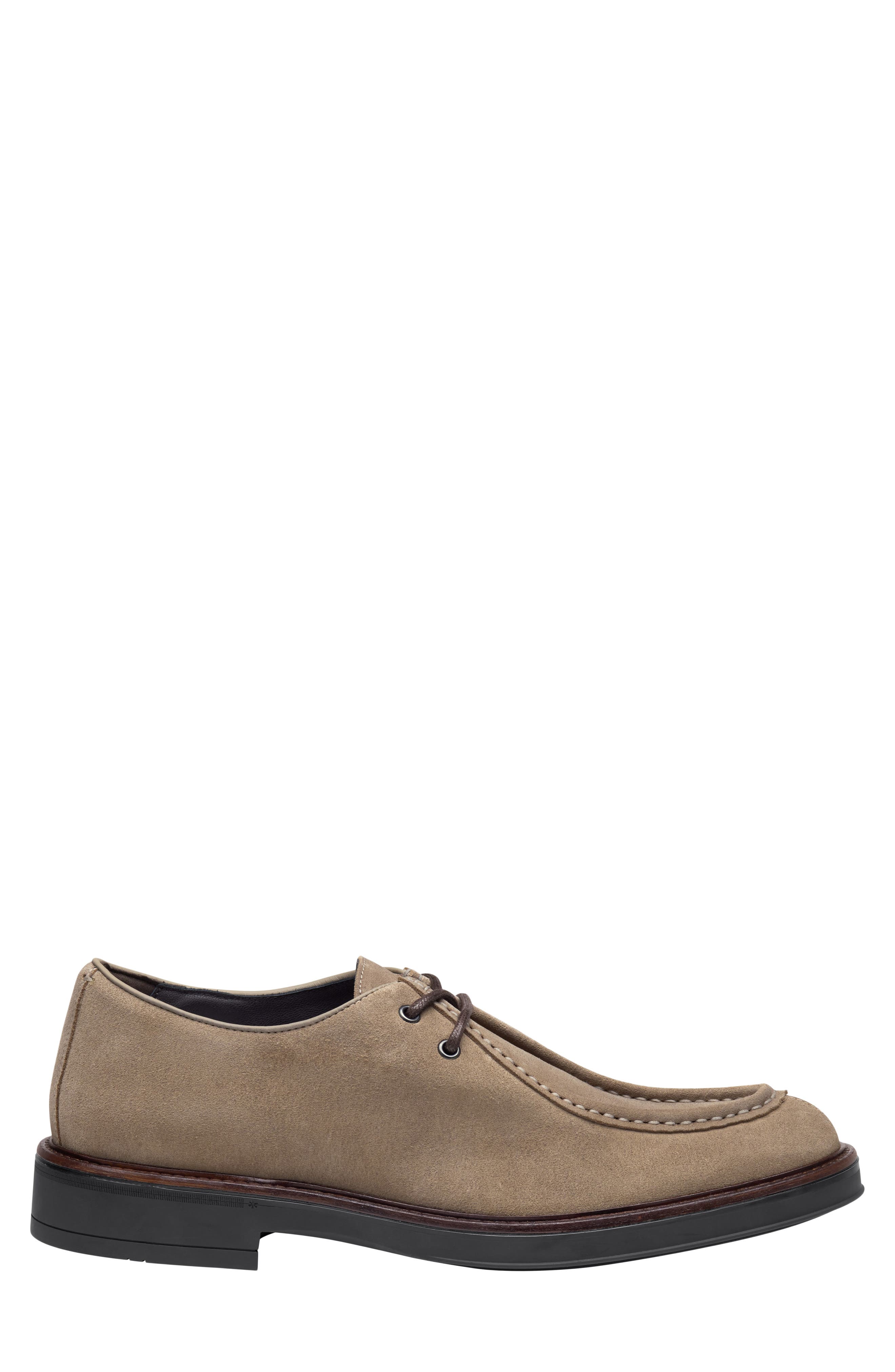 Brady Moc Toe Shoe, Alternate, color, GRAY SUEDE