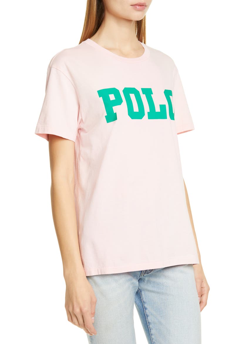 Big Polo Tee, Alternate, color, PINK