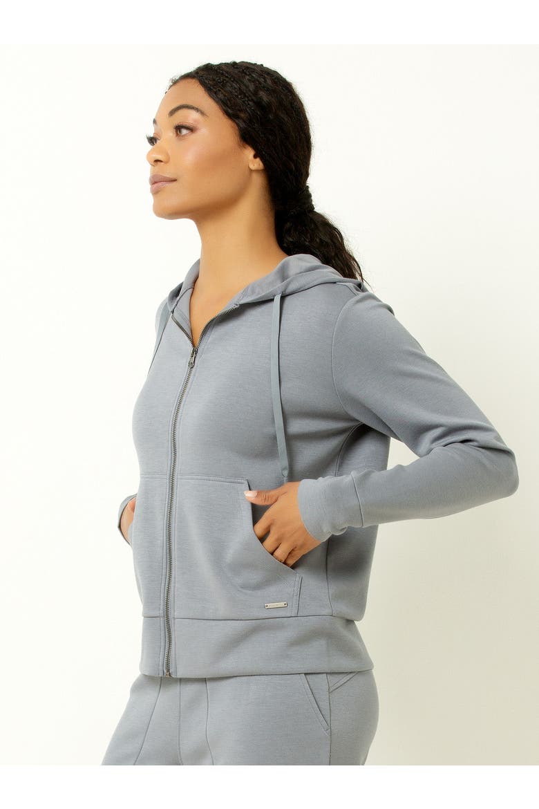 Ultra Soft Full Zip Hoodie, Alternate, color, Winter White