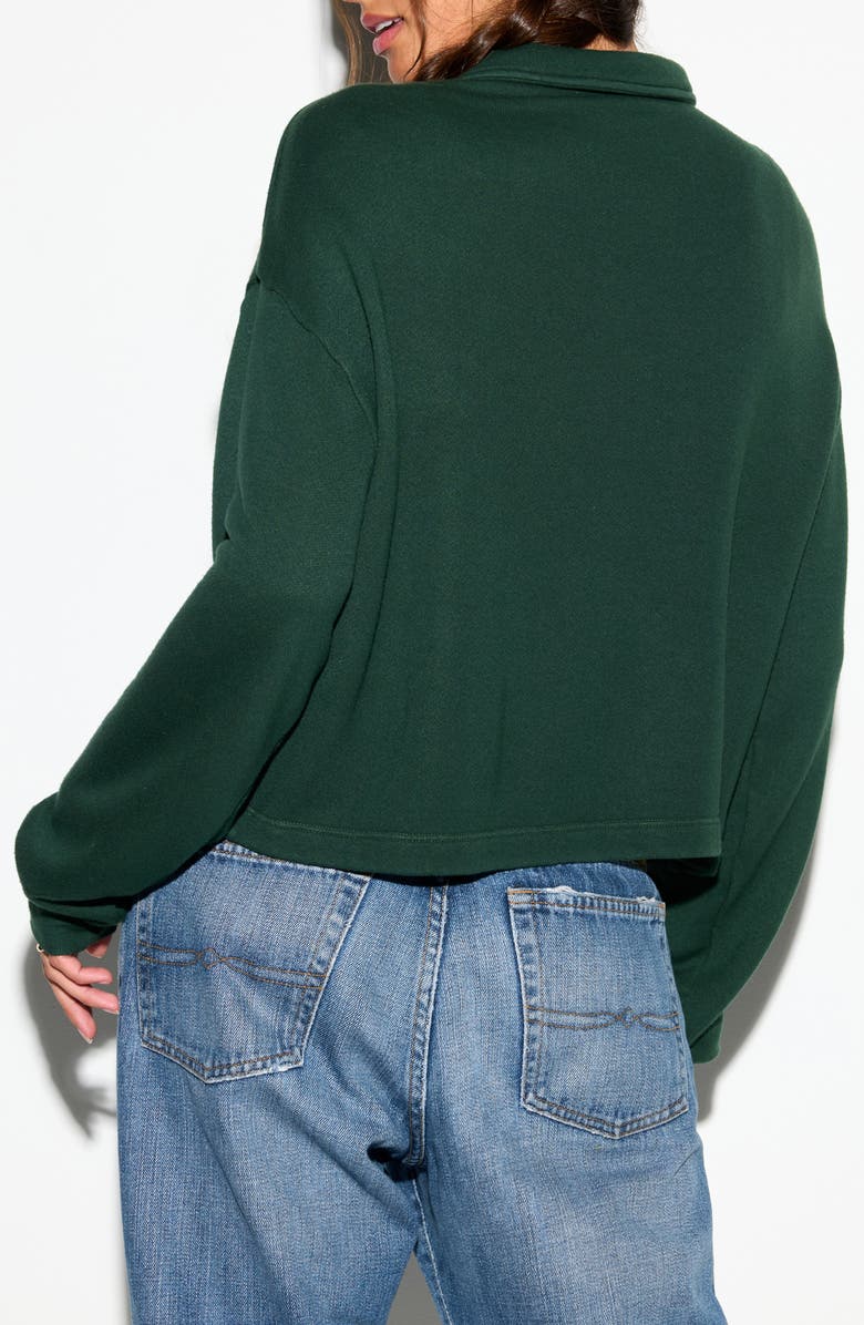 Spiritual Gangster Nichols French Terry Henley, Alternate, color, Retro Green