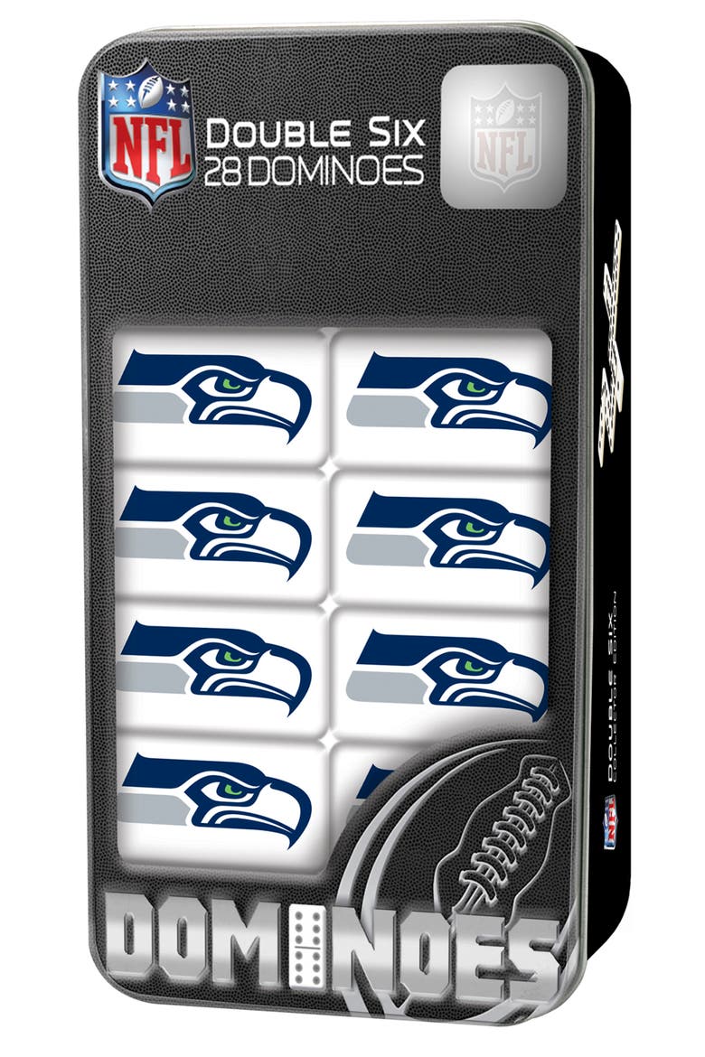 Seattle Seahawks Dominoes, Main, color, Multicolor