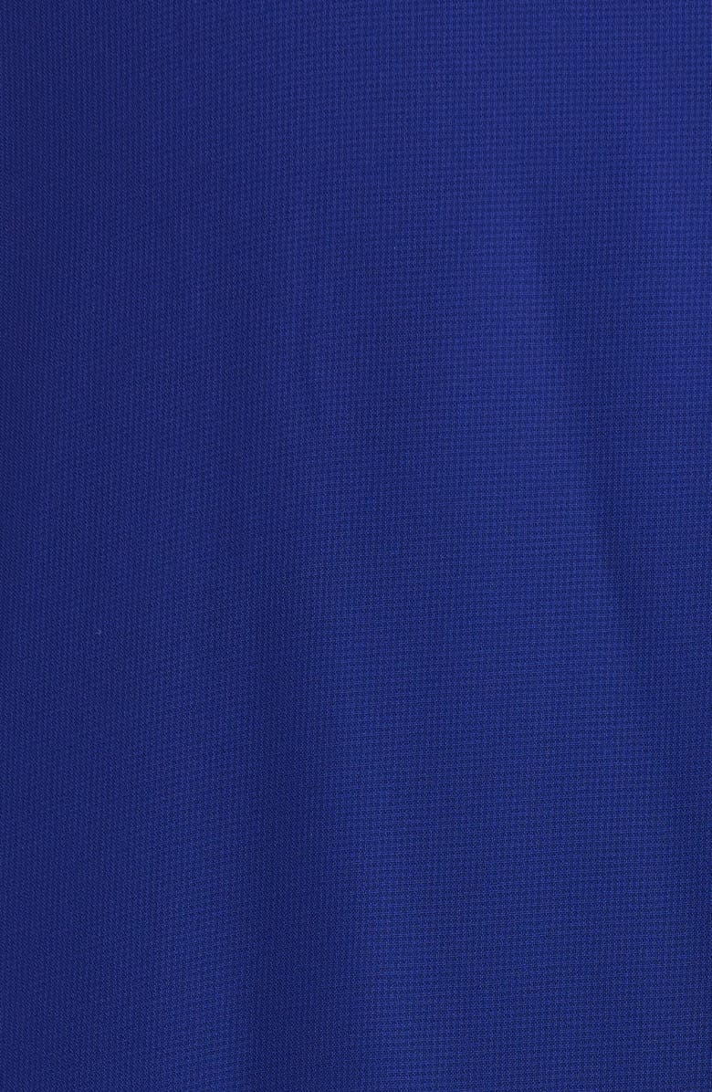 SL FASHIONS Beaded Tiered Chiffon Cocktail Dress with Jacket, Alternate, color, Iris