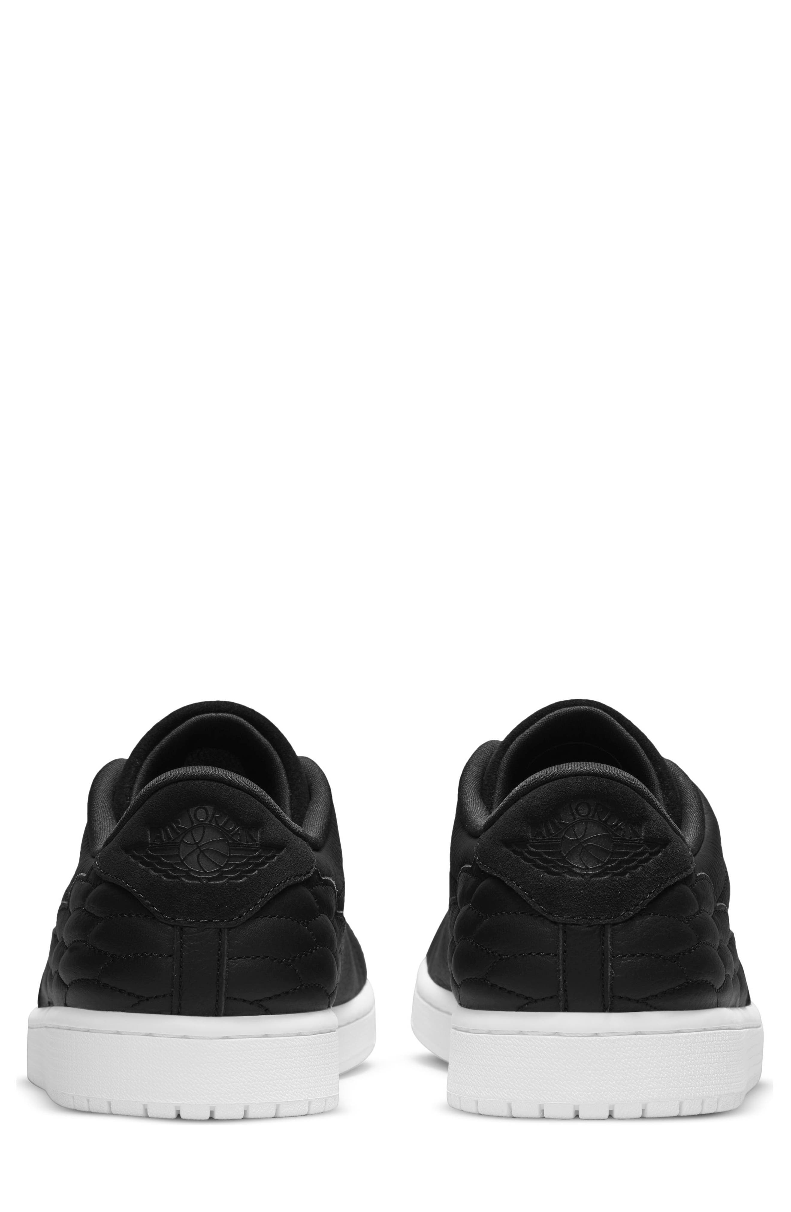 Air Jordan 1 Centre Court Sneaker, Alternate, color, BLACK/ BLACK/ WHITE