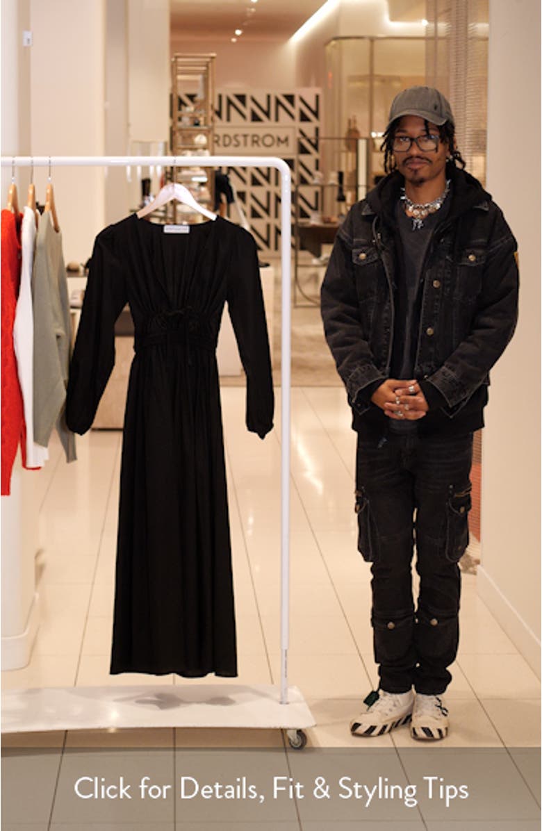 Cece Long Sleeve Maxi Dress, sales video thumbnail