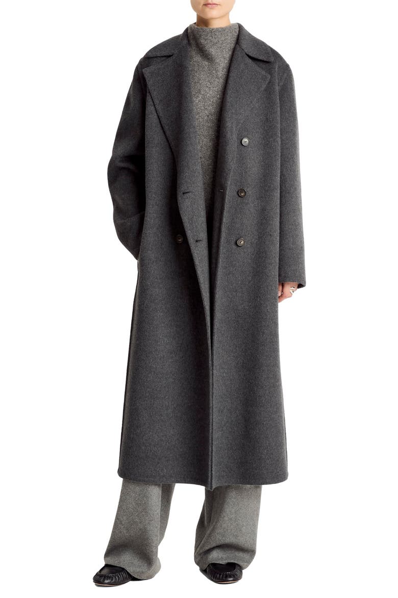 Classic Wool Blend Coat, Main, color, CHARCOAL