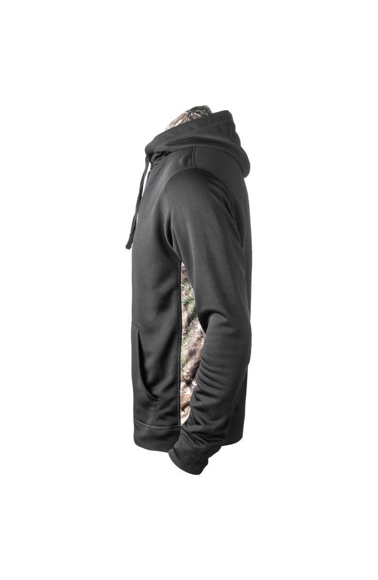 DUNBROOKE Men's Dunbrooke Black/Realtree Camo Los Angeles Chargers Ranger Pullover Hoodie, Alternate, color, 