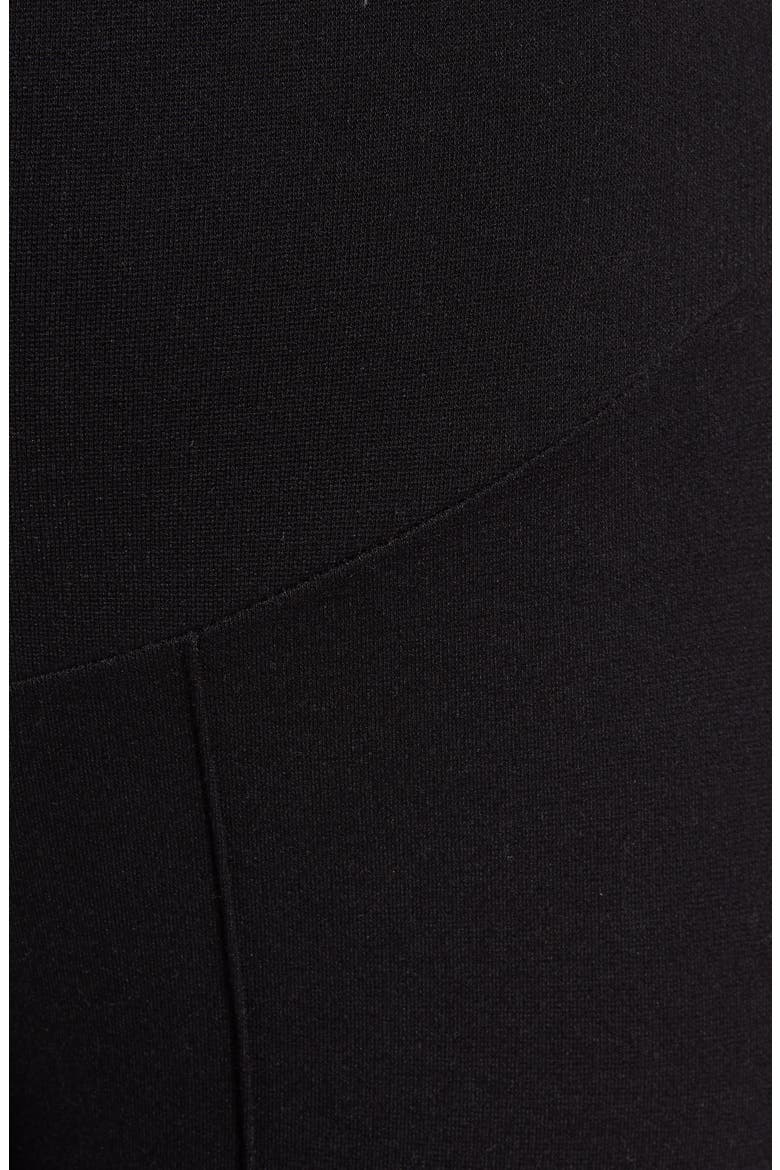 Over the Bump Maternity Ponte Knit Pants, Alternate, color, CAVIAR BLACK