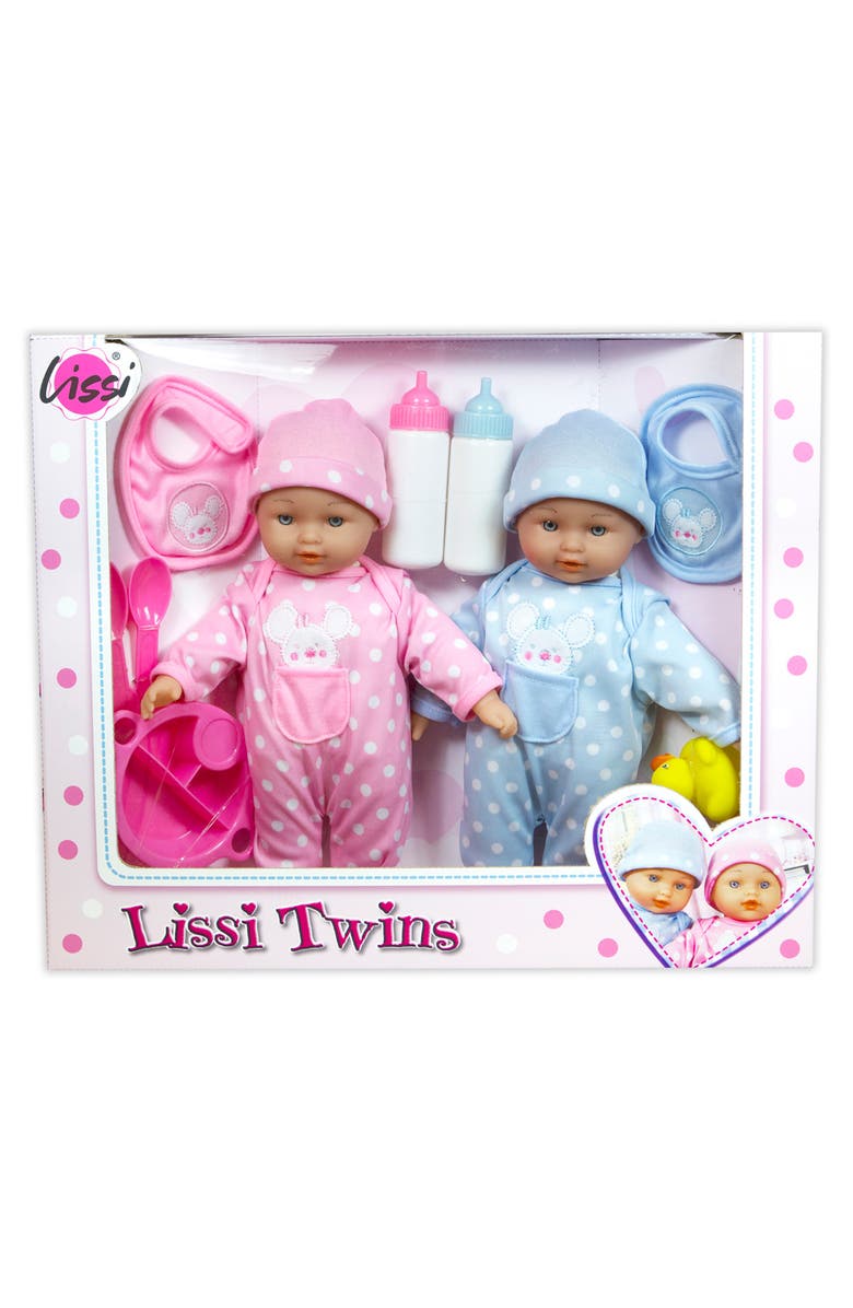 Lissi 11 Inch Twin Baby Dolls, Alternate, color, Multicolored