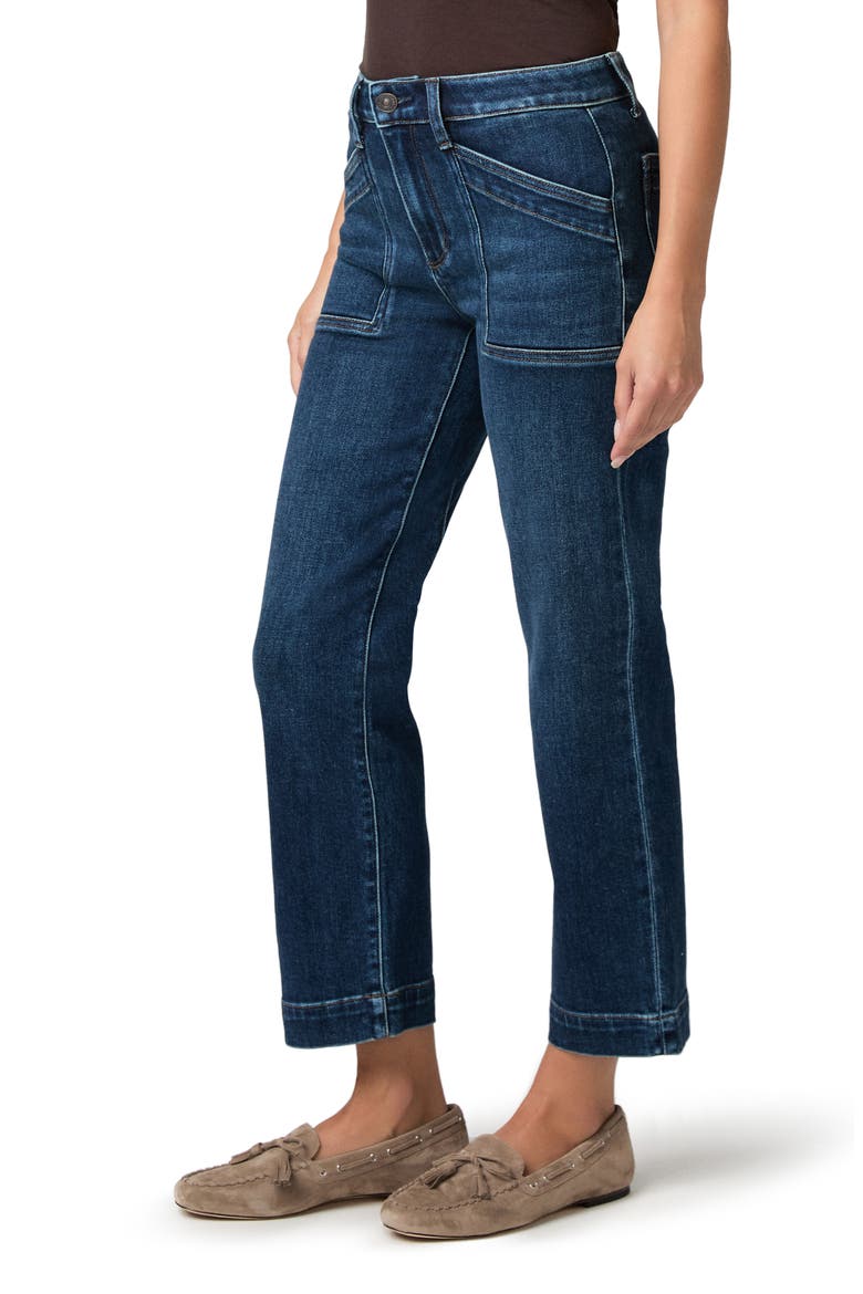 Quincy High Waist Ankle Straight Leg Jeans, Alternate, color, SCUSA