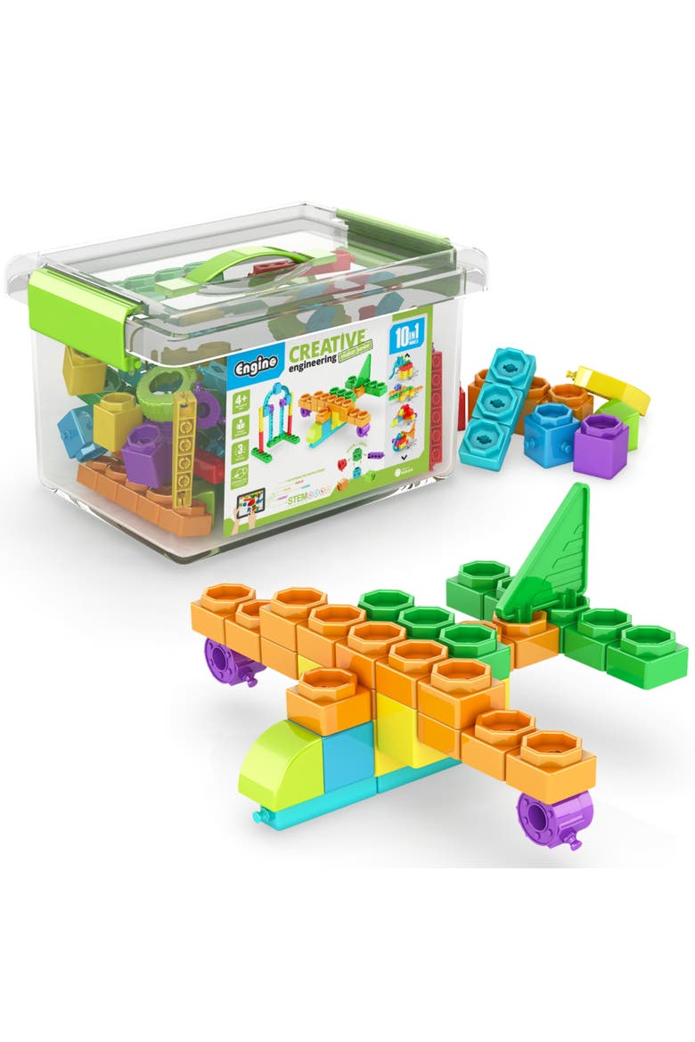 Creative Engineering Maker Junior 10 In 1 Multimodel Brick Building, Main, color, Multicolored