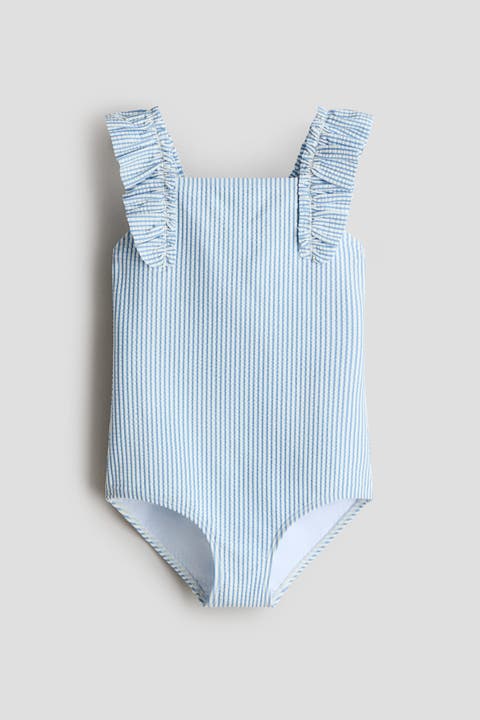 Frill-trimmed Swimsuit