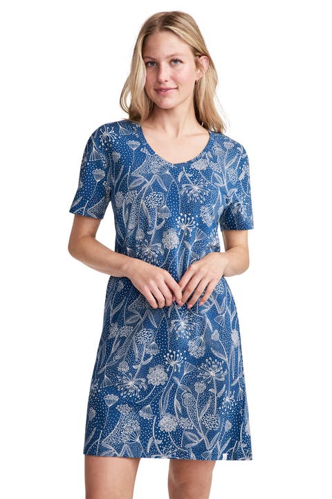 Women's Organic Cotton Stretch Sleep Shirt