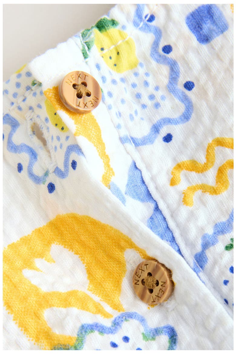 Kids' Tile Print Sleeveless Top & Pants, Alternate, color, YELLOW