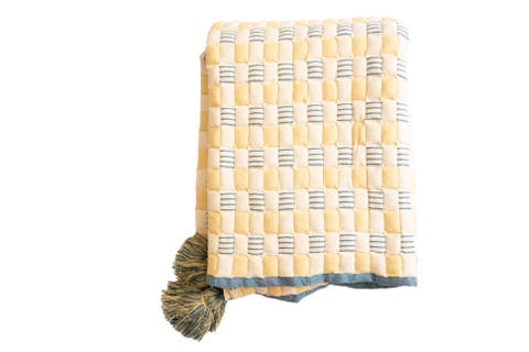 Handwoven Sujani Throw