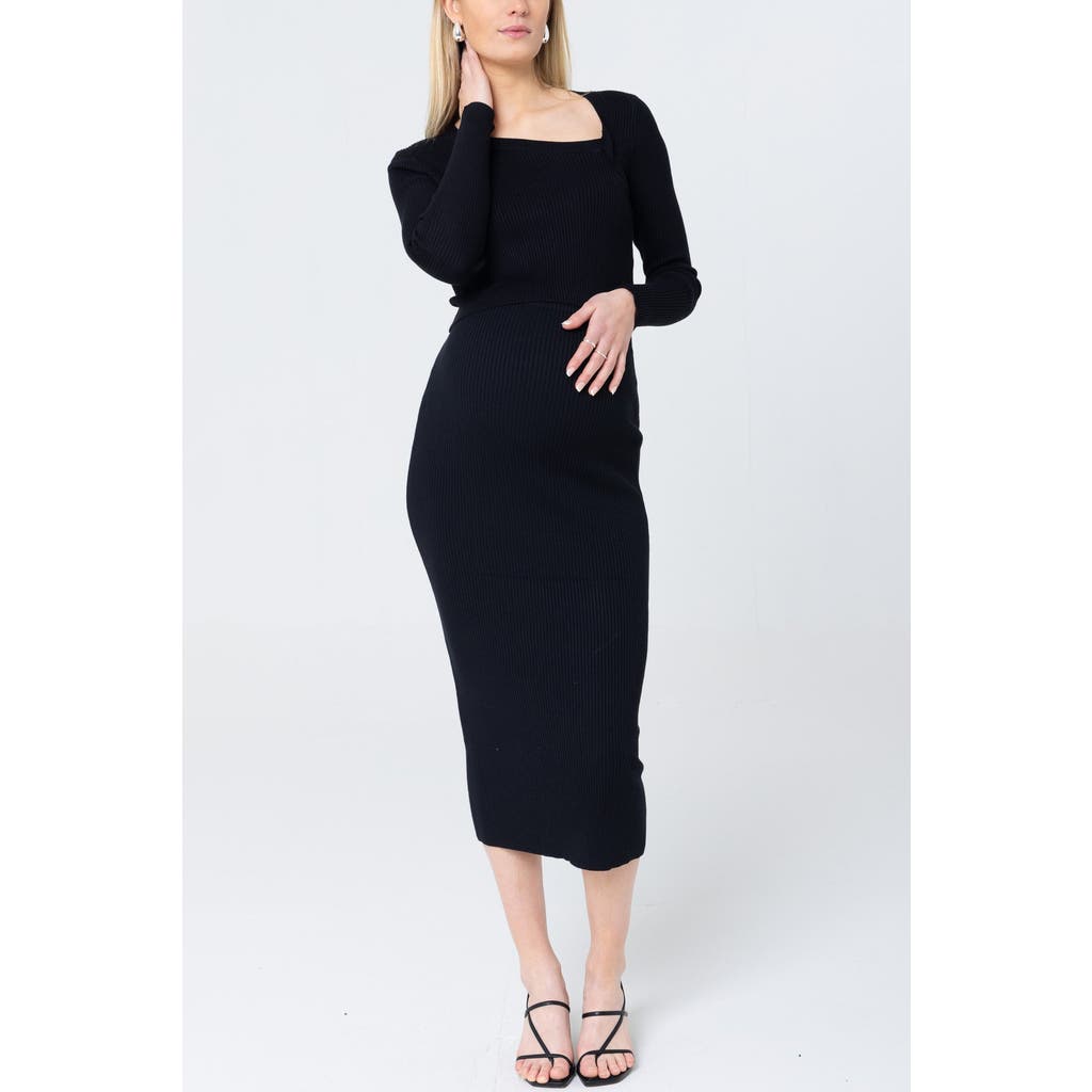 Lo+jayne The Luxe Knit Midi Skirt