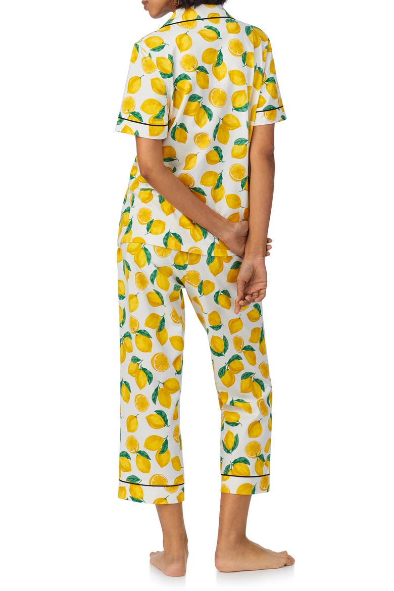 Print Crop Stretch Jersey Pajamas, Alternate, color, MAIN SQUEEZE