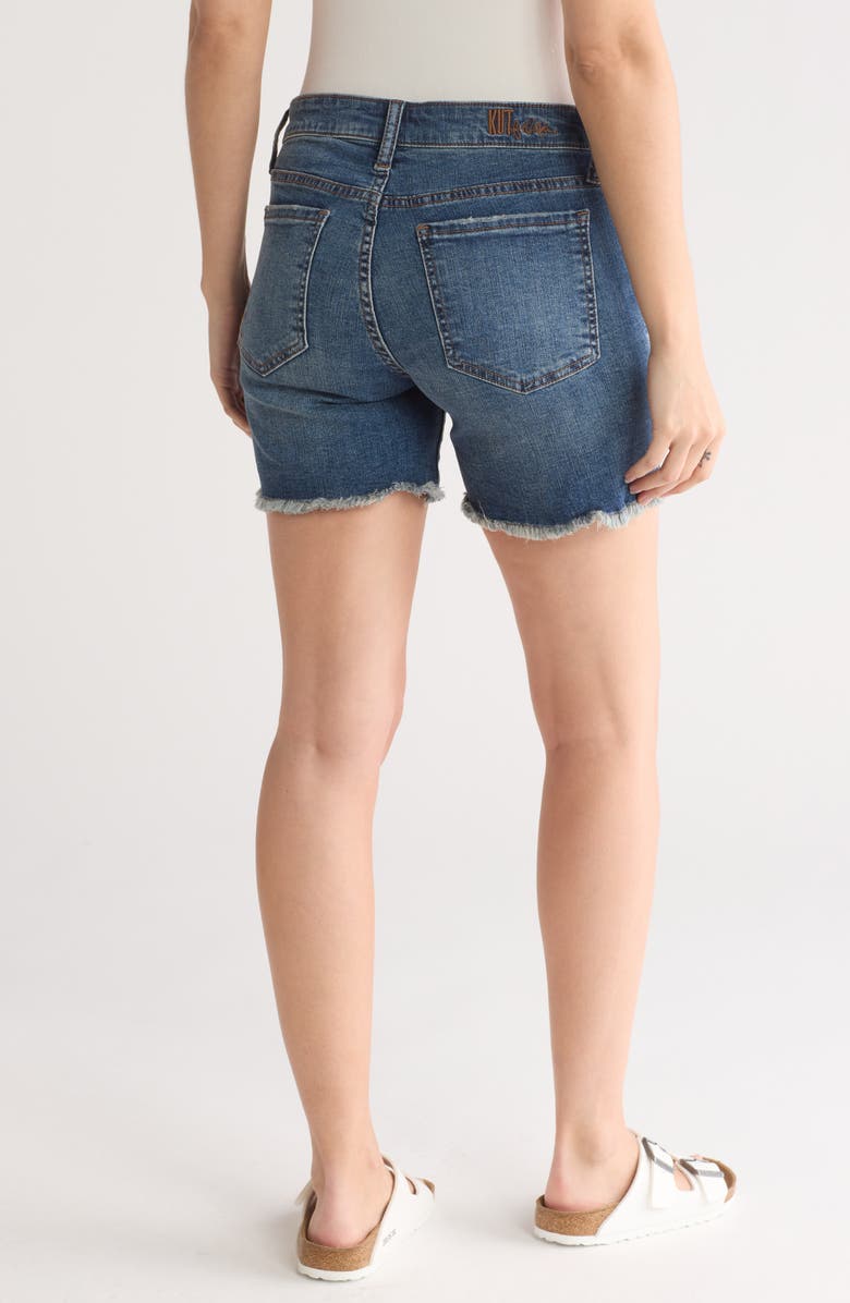 KUT from the Kloth Kitty Cutoff Denim Shorts, Alternate, color, Maple