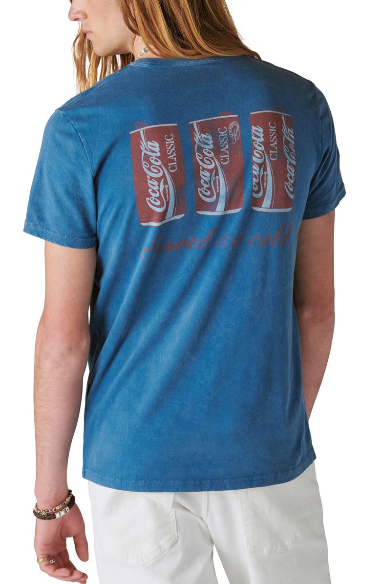 Lucky Brand Coca-Cola<sup>®</sup> Ice Cold Coke Cotton Graphic T-Shirt, Alternate, color, 