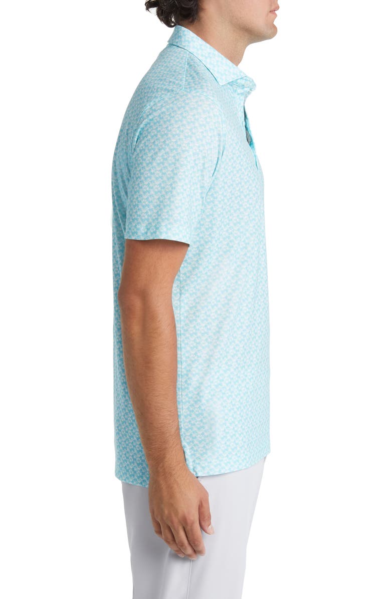 johnnie-O Tamar PREP-FORMANCE Leaf Print Golf Polo, Alternate, color, 