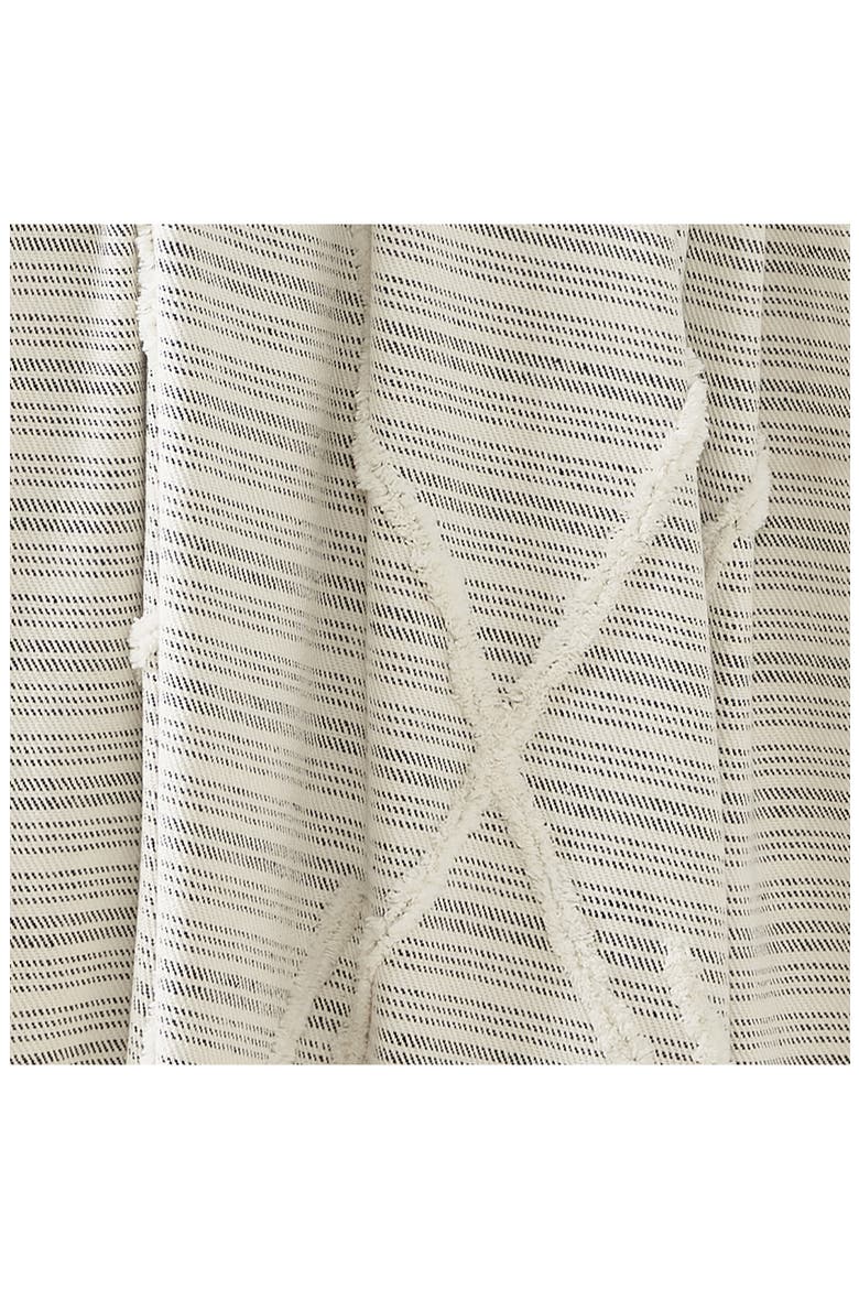 Tassel Detailed Throw, Alternate, color, BLACK