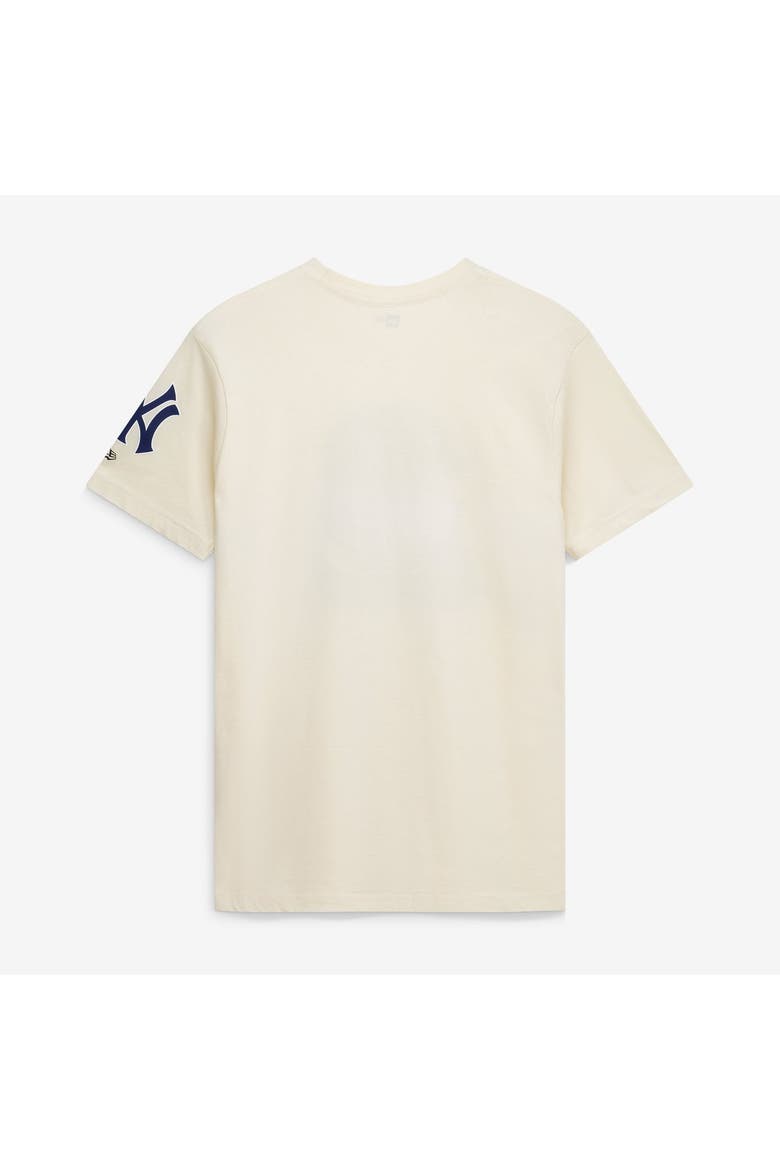 Men's New Era  Natural New York Yankees Golf Mascot T-Shirt, Alternate, color, Natural