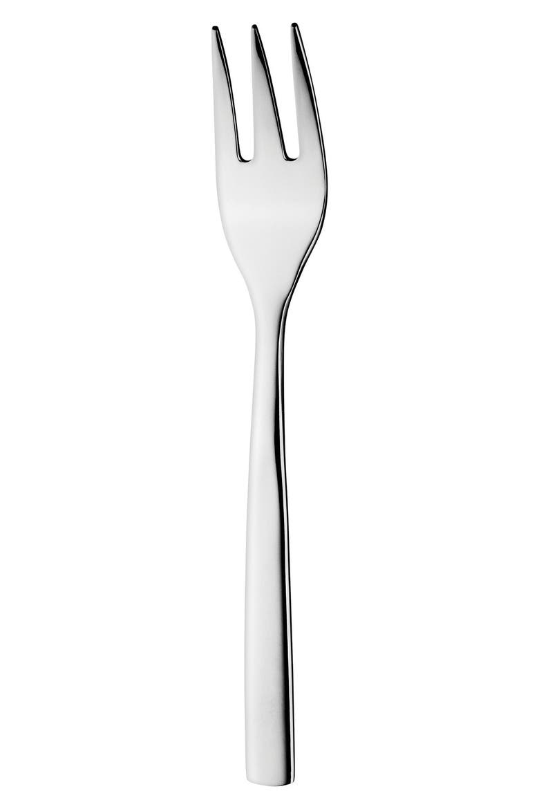 Essentials Cake Fork - Set of 12, Main, color, SILVER