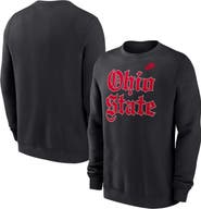 Nike Men's Nike Black Ohio State Buckeyes Old English Fleece Sweatshirt