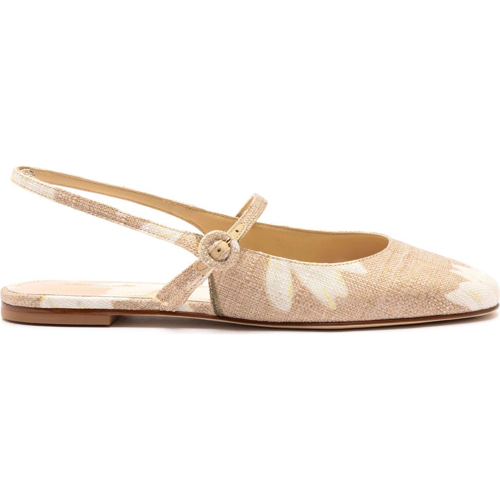 Larroude Georgina Ballet Flat In Beige