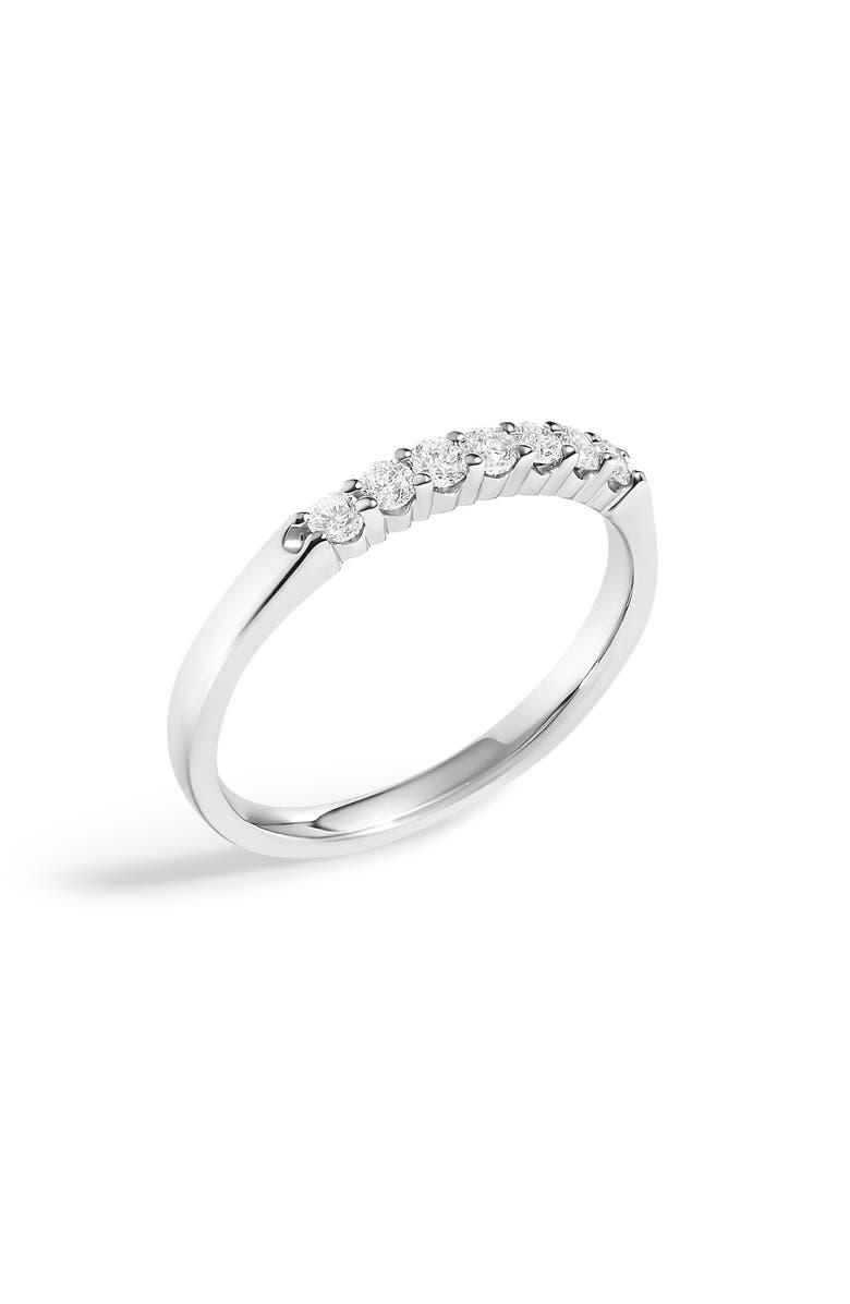 Haus of Brilliance 14K Gold 1/4 Ctw Diamond 7 Stone Band Ring, Alternate, color, White Gold