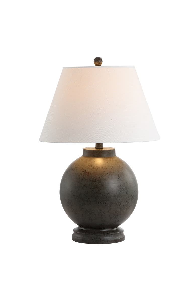 Sophie 26" Resin LED Table Lamp, Dark Gray, Main, color, Dark Gray
