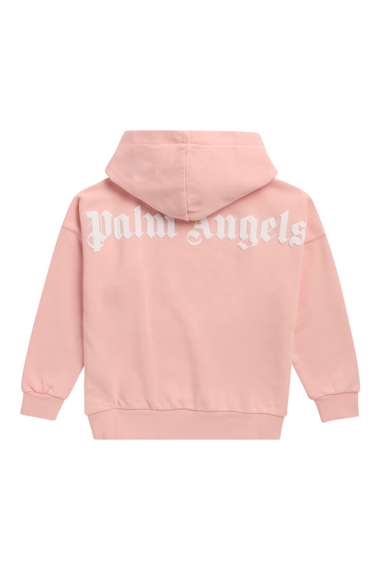 Kids' Classic Overlogo Hoodie, Alternate, color, PINK WHITE