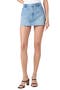 Raw Hem Denim Miniskirt
