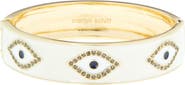 MARLYN SCHIFF Evil Eye Enamel Hinge Bracelet