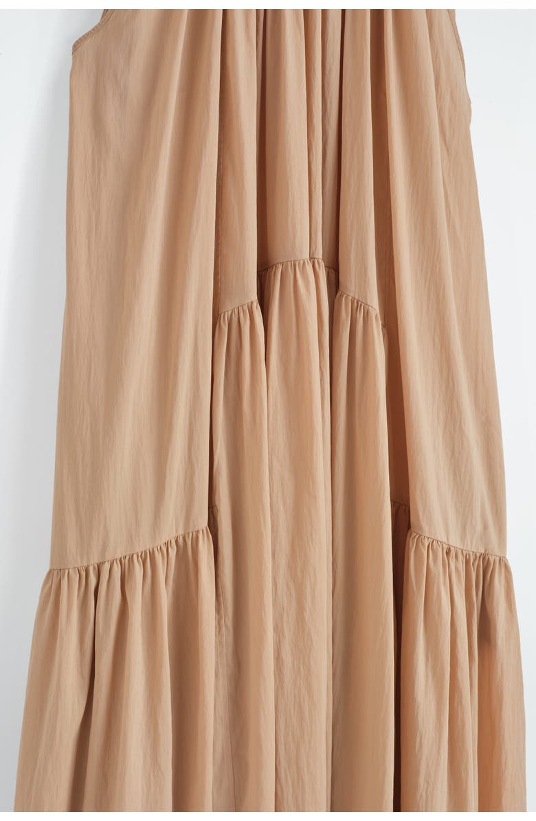 COS Gathered Tiered Maxi Dress, Alternate, color, Beige