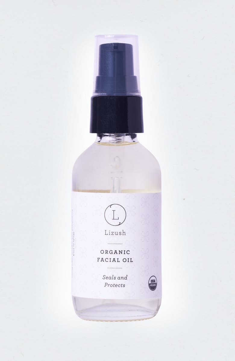Lizush Organic Facial Oil, Main, color, NO COLOR