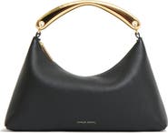Mansur Gavriel Rhea Metal Handle Leather Bag