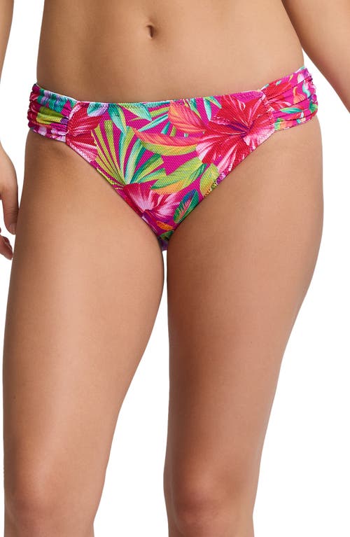 Tommy Bahama Island Cays Fiesta Reversible Hipster Bikini Bottoms In White Floral