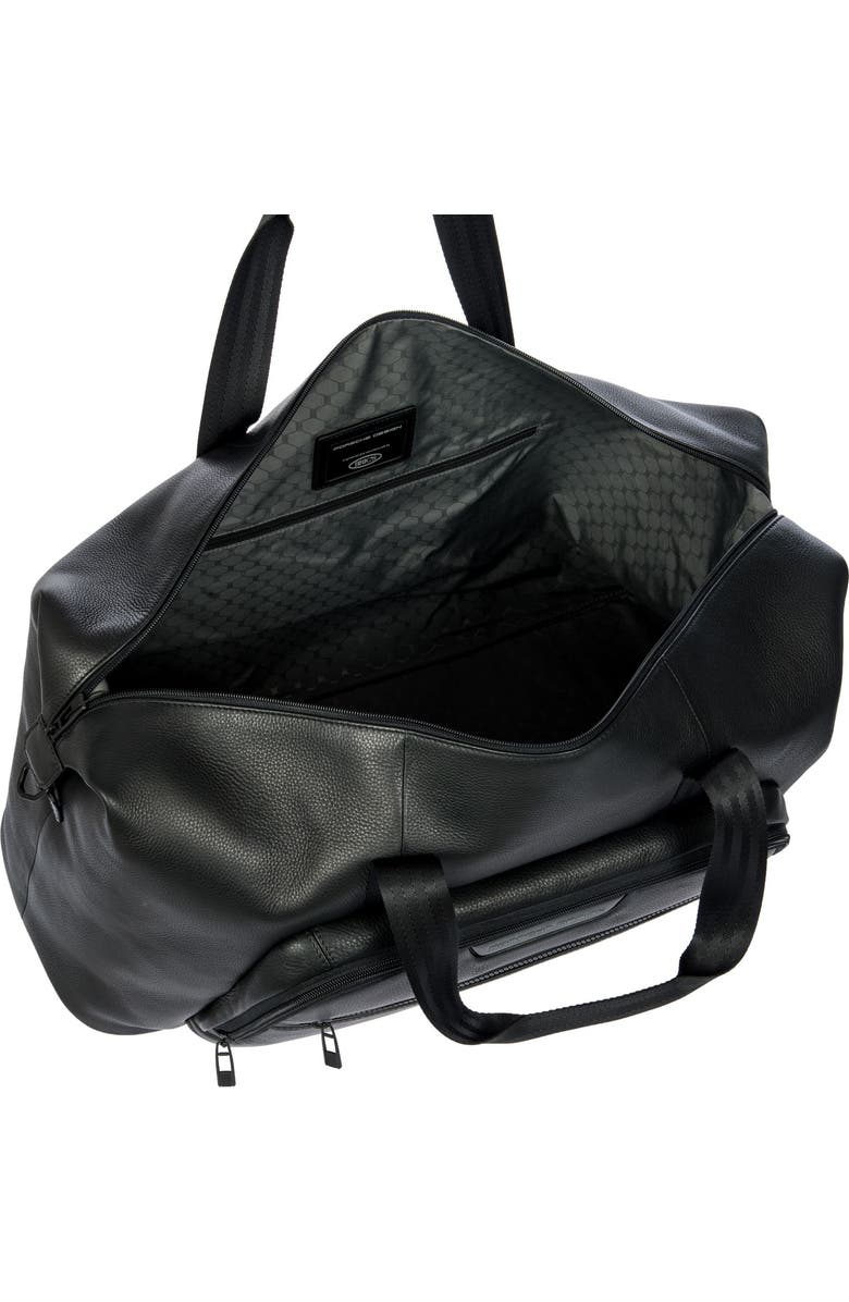 Porsche Design Roadster Leather EVO Weekender, Alternate, color, Black