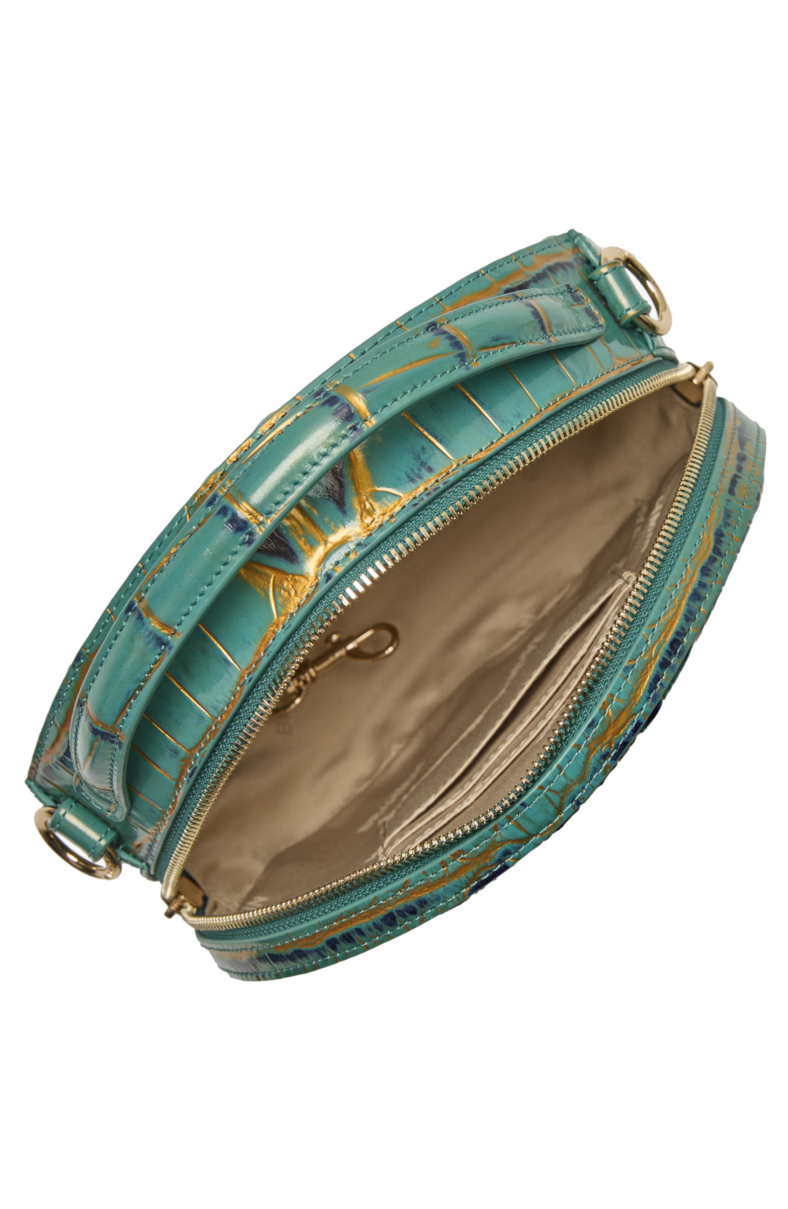 Brahmin Lane Croc Embossed Leather Crossbody Bag, Alternate, color, 